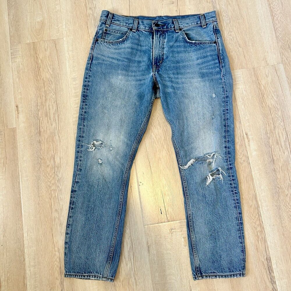Vintage Levi’s 505 C  Orange Tab Jeans Mens Size 28 Distressed Jeans